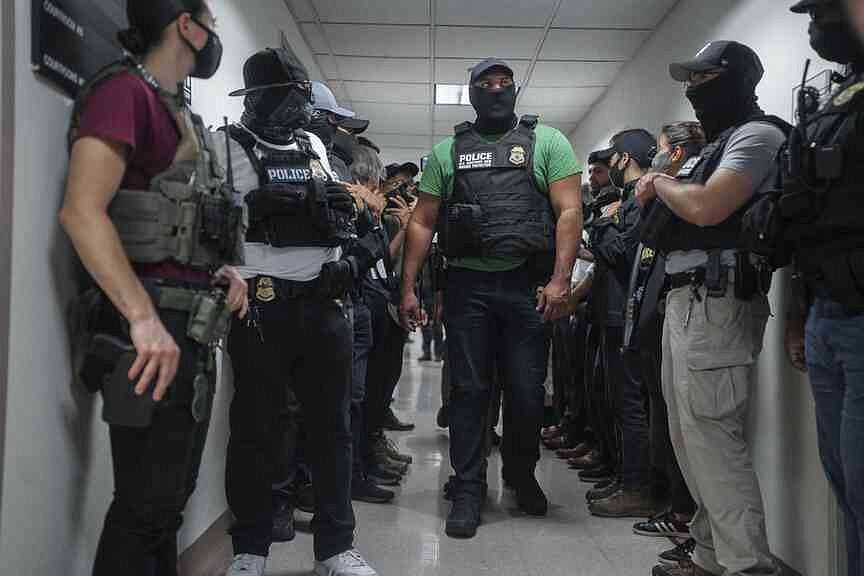 US defends immigrant court arrests amid rights lawsuit