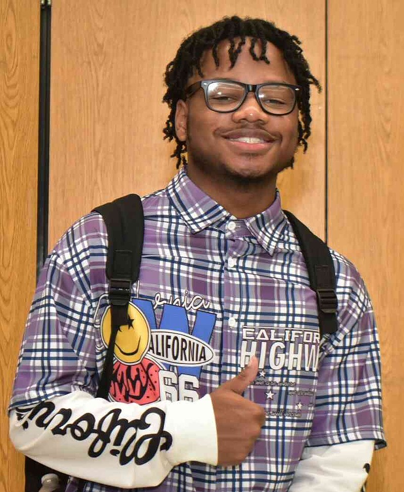 Adam Price, Pine Bluff High School student government executive president (Pine Bluff Commercial/I.C. Murrell)