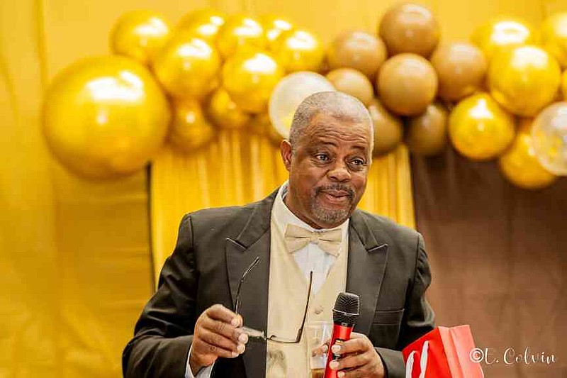 Pine Bluff Branch NAACP president Ivan Whitfield highlights Deborah Allen's selfless commitment. (Pine Bluff Commercial/Eplunus Colvin)