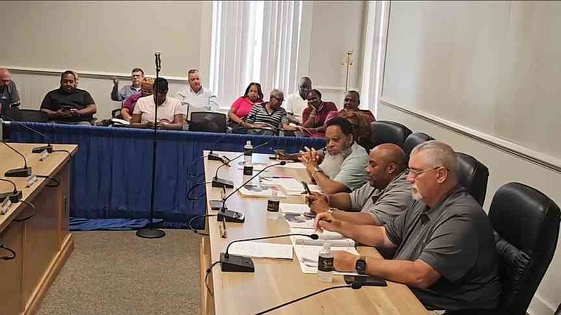The majority of the Quorum Court members held a special-called meeting on Tuesday. (Pine Bluff Commercial/Eplunus Colvin)