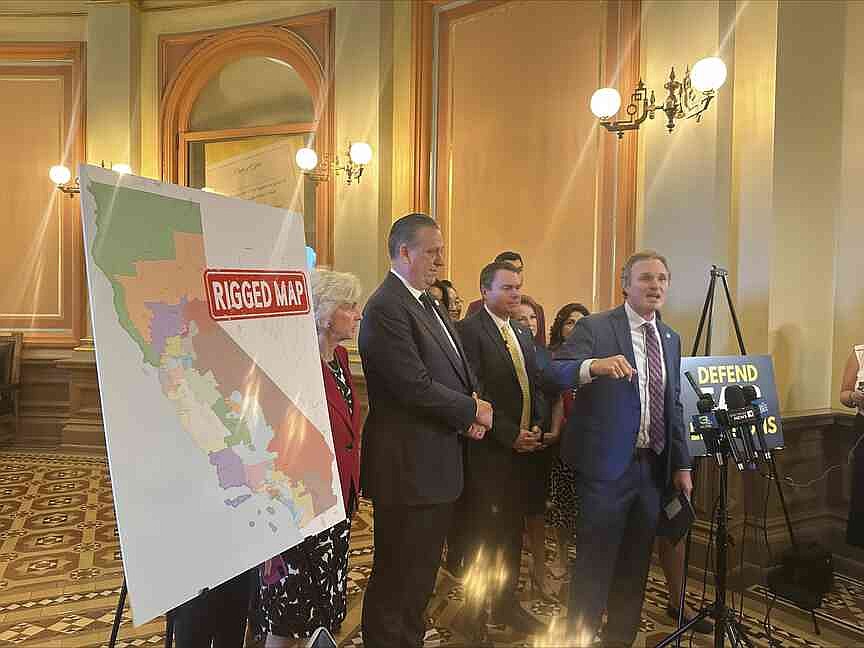 California legislators spar in redistricting hearing