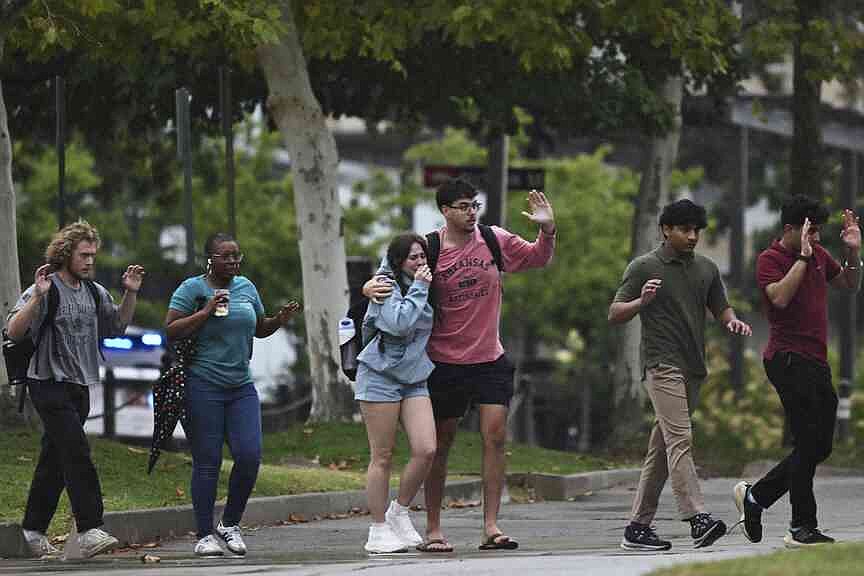 Hoax active shooter calls prompt panic and lockdowns at colleges ...