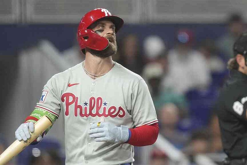 Harper goes deep to send Phillies past Marlins | Northwest Arkansas Democrat-Gazette