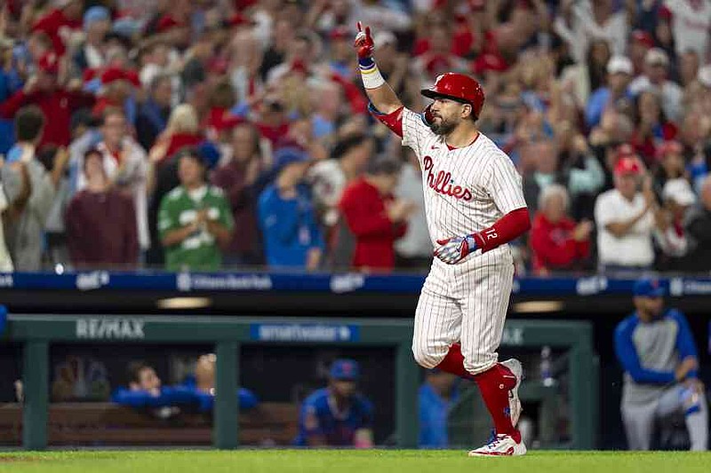 Schwarber hits 50th home run in Phillies’ victory | Northwest Arkansas Democrat-Gazette