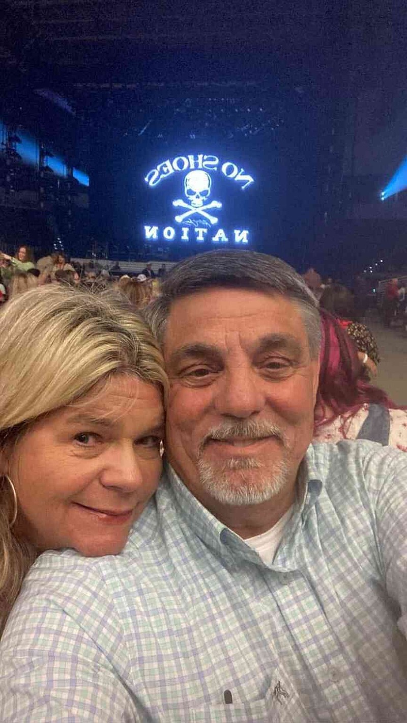 Stuttgart High School Band Director Kevin Sherman, shown with his wife, Angie, says she and their daughter have always been by his side in this demanding job. (Special to The Commercial)