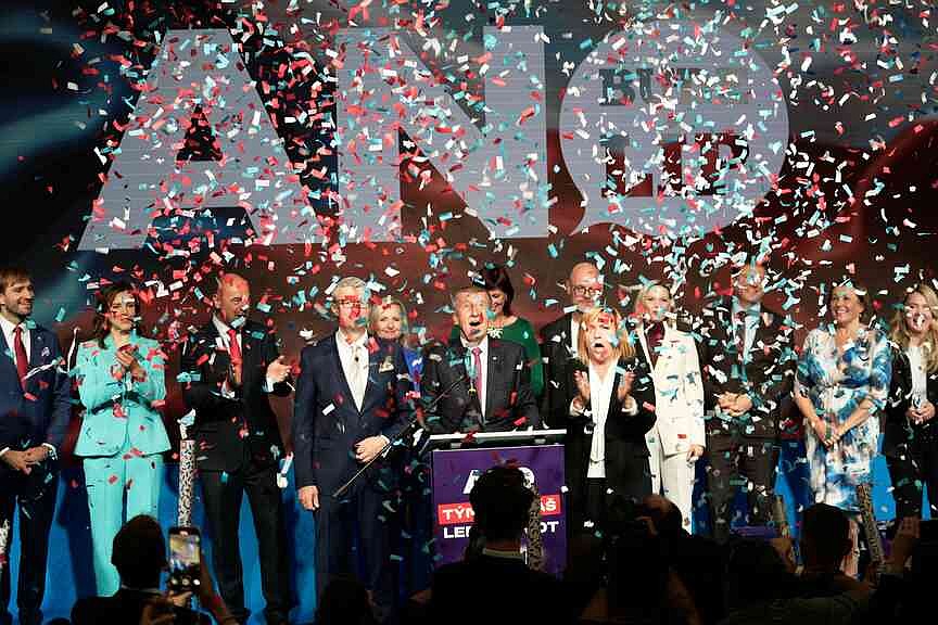Opposition movement’s head wins Czech election