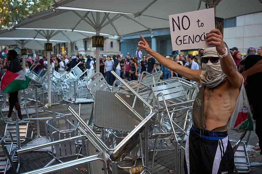 Marches in Italy, Spain protest Israel’s military campaign in Gaza