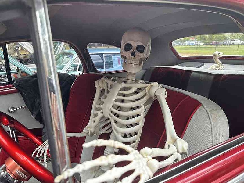 Some spooky drivers showed off their cars at the White Hall Founders Day Car Show on Oct. 18. (Special to The Commercial/Deborah Horn)