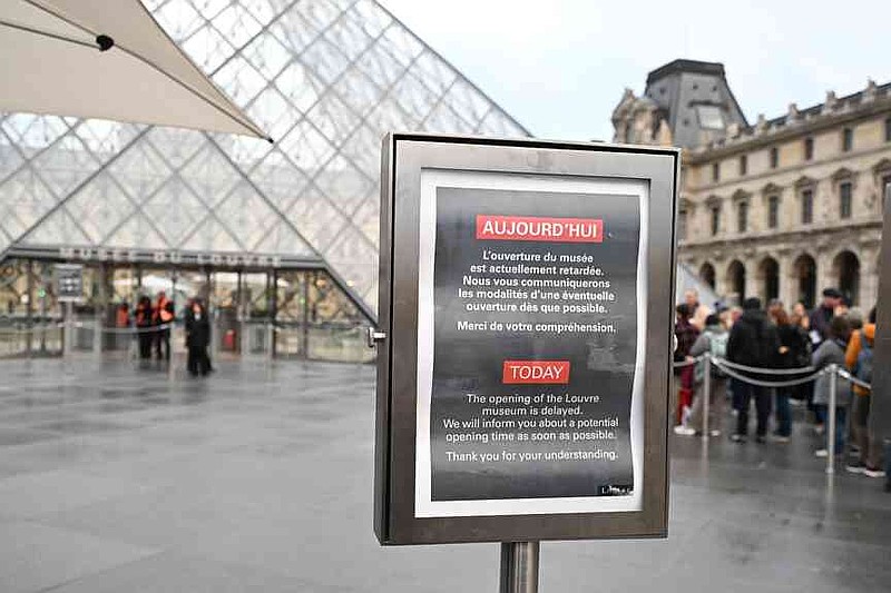 Louvre remains closed the day following jewel heist Hot Springs