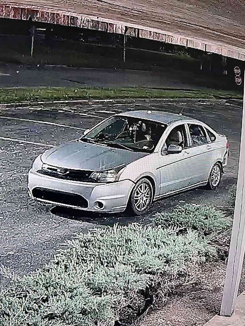 Video surveillance captures this vehicle said to be in connection with a drive-by shooting on South Olive Street that occurred Tuesday, Oct. 21, 2025. (Special to The Commercial/Pine Bluff Police Department)