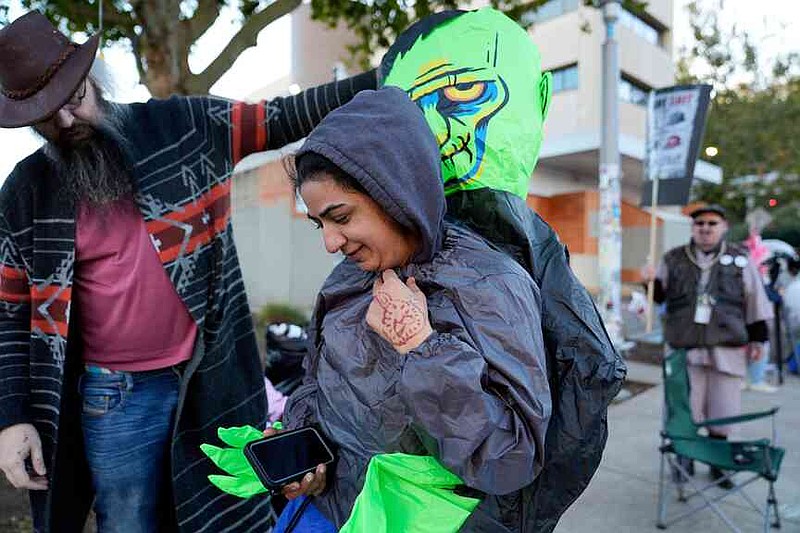 Protests Inflatable Oregon Inflatable costumes have ballooned at rallies due to Portland protester ...