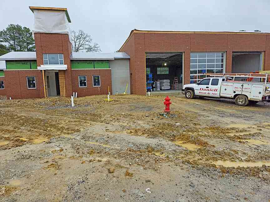 Construction ahead of schedule for Hot Springs’ new fire station | Hot ...