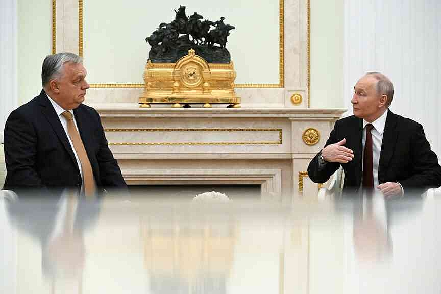 Orbán meets with Putin in Russia
