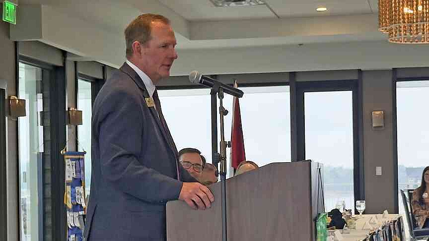 WATCH | Arkansas Game and Fish Commission executive director talks ducks, fish at HSNP Rotary