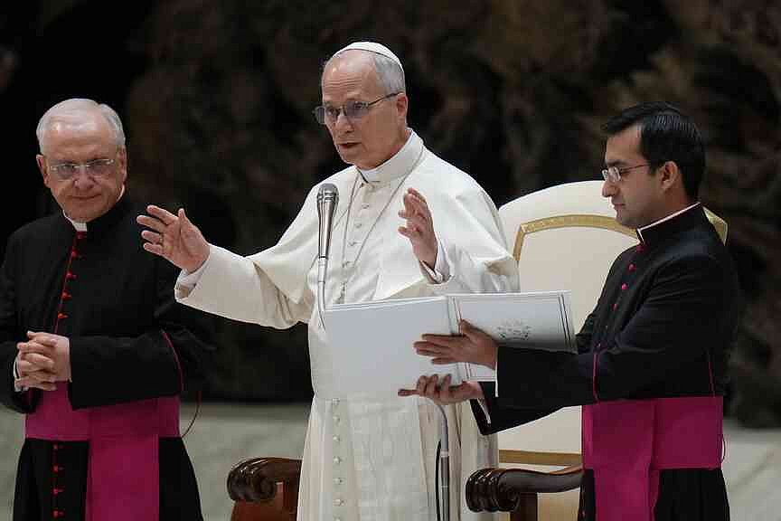 Pope Leo gathers cardinals at Vatican to discuss church’s priorities