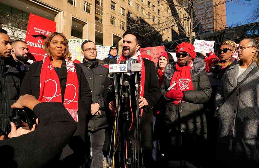 NYC nurses strike over staffing, benefits