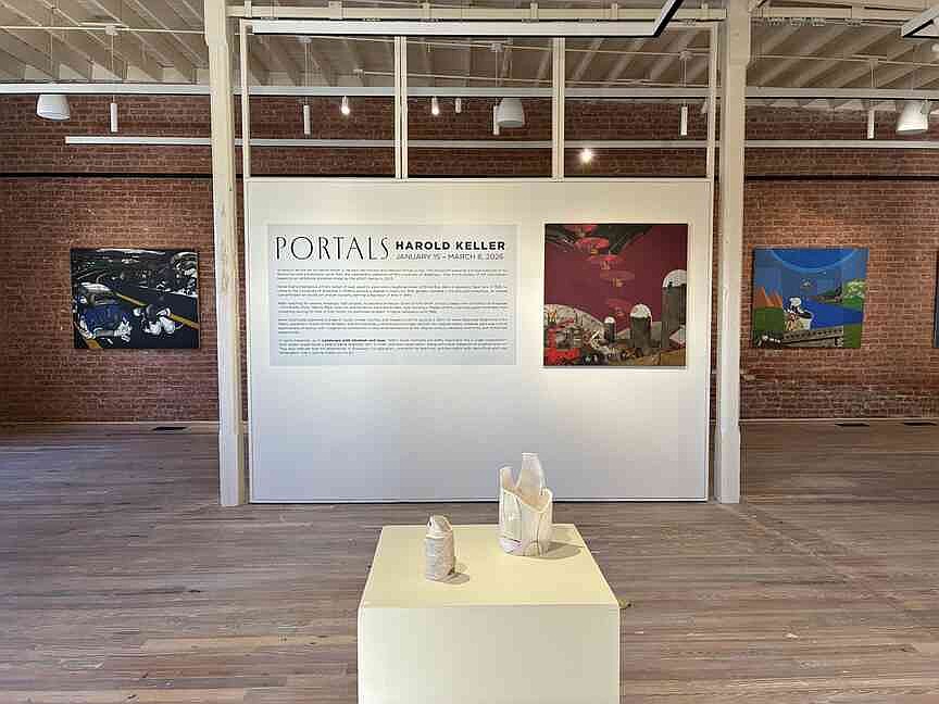 ‘Harold Keller: Portals’ reveals paitings, sketches and humor of late regional artist and former art teacher