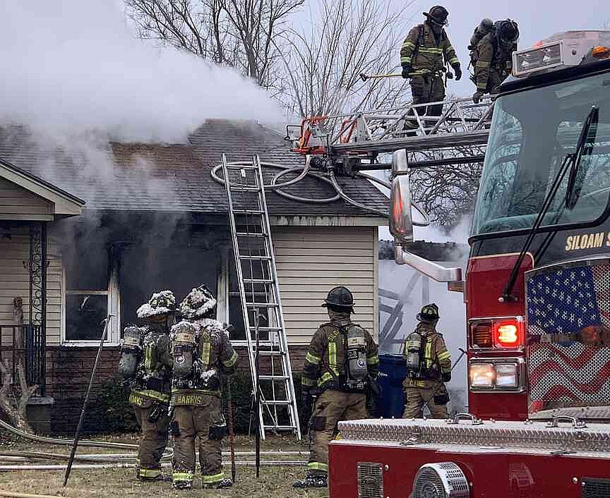 Firefighters battle house fire | The Herald Leader