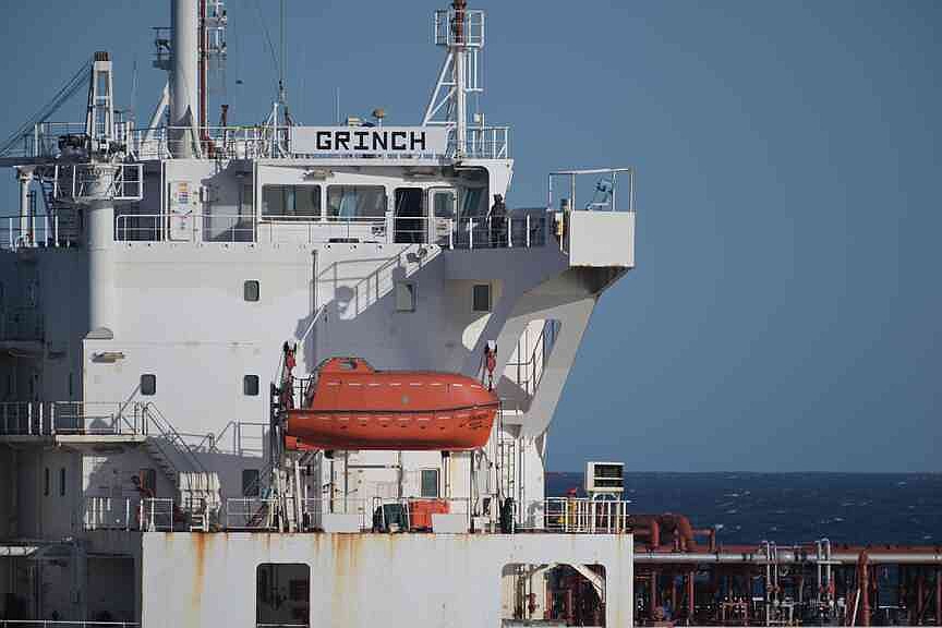 Oil tanker intercepted by French navy