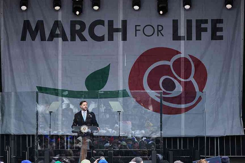 Vance touts the Trump administration’s record against abortion at a ...