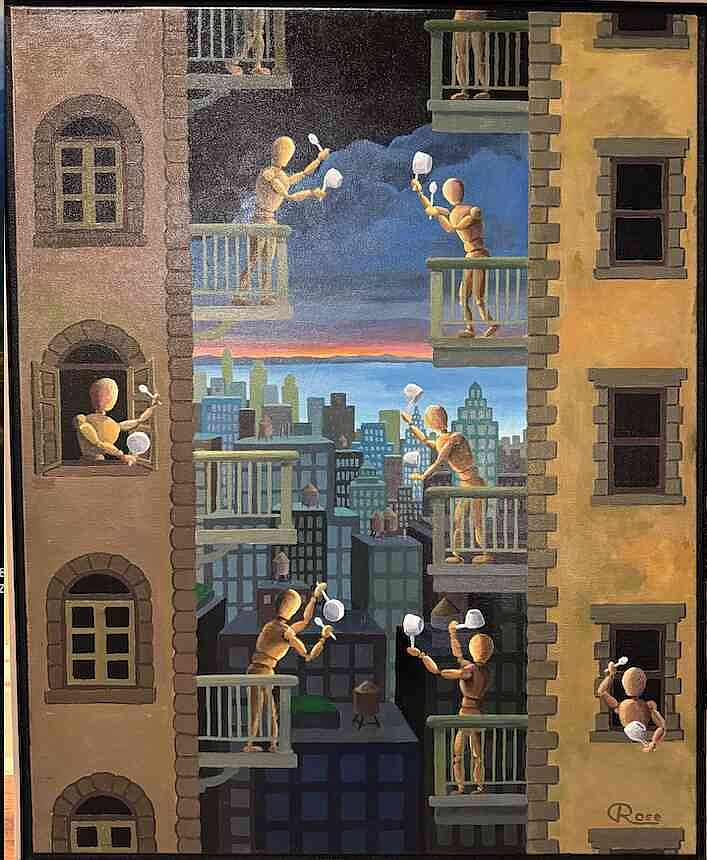 Retrospective of David Malcolm Rose’s artwork to be shown at Blue Donut Art Gallery