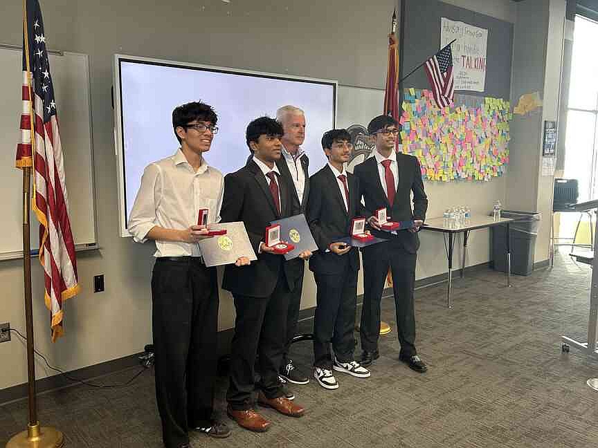 Bentonville West students honored for app helping farmers detect diseases in crops