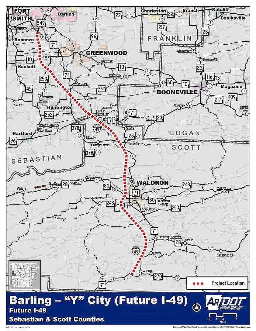 ARDOT announces two I-49 public meetings in March | River Valley ...