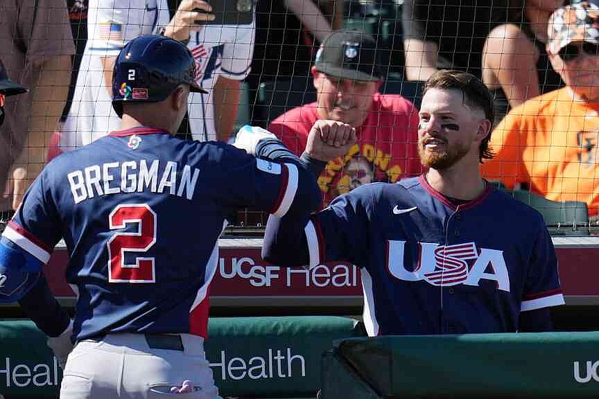 U.S. shows muscle in WBC warm-up