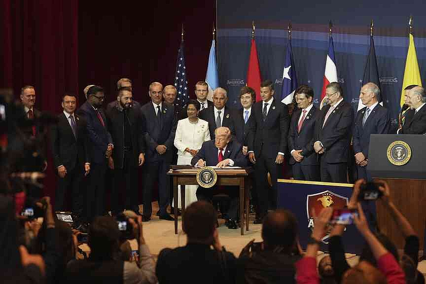 Trump: US and Latin America making joint effort on cartels
