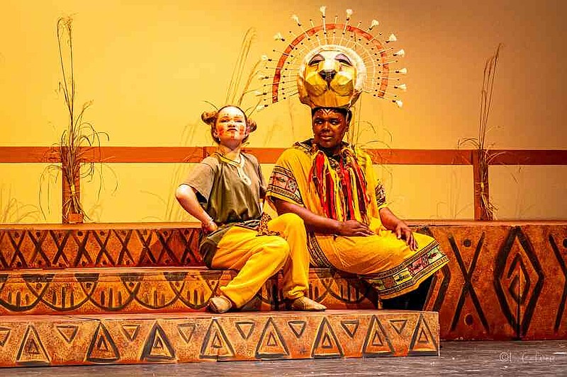 A heart-to-heart at Pride Rock as Mufasa teaches young Simba about the