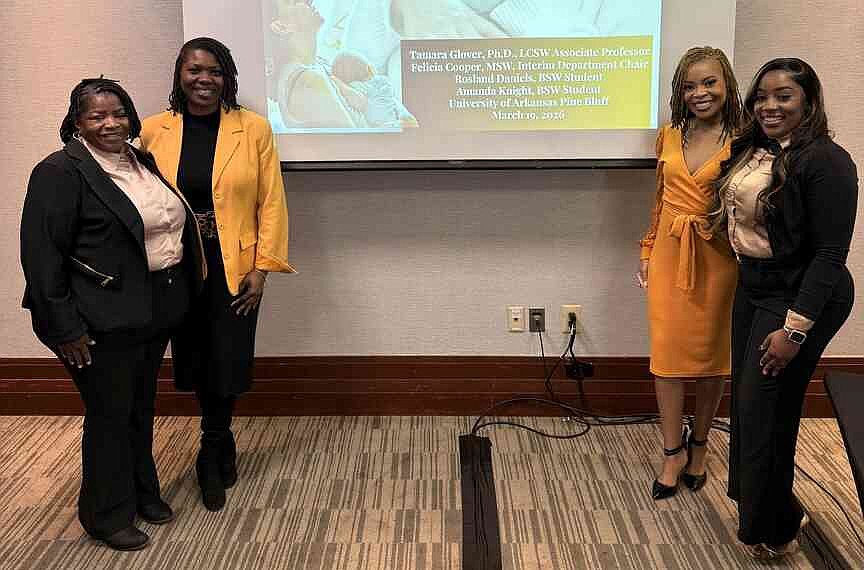 Faculty, students from UAPB attend conference, spotlight Arkansas’ maternal mental health challenges