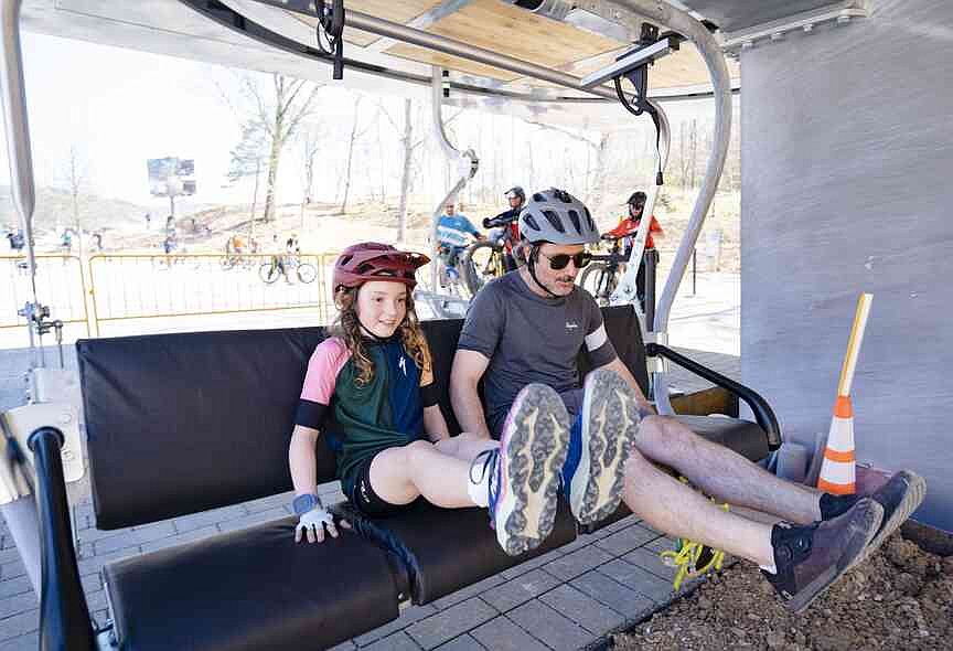 OZ Trails Bike Park shows off chairlift, trails at preview ahead