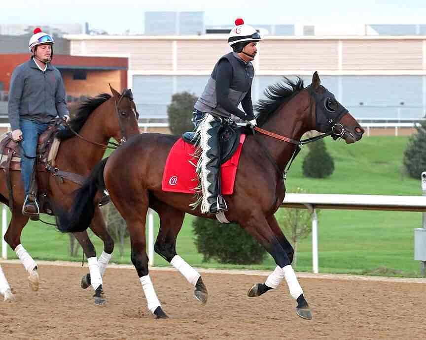 Silent Tactic following Sandman ahead of Arkansas Derby