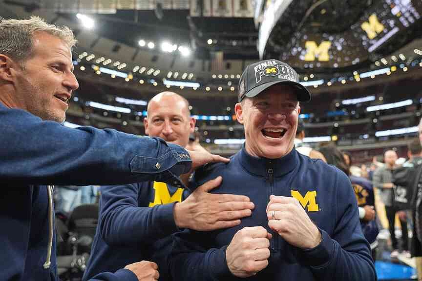 Michigan Coach Dusty May gives players, contributors credit for Final Four run