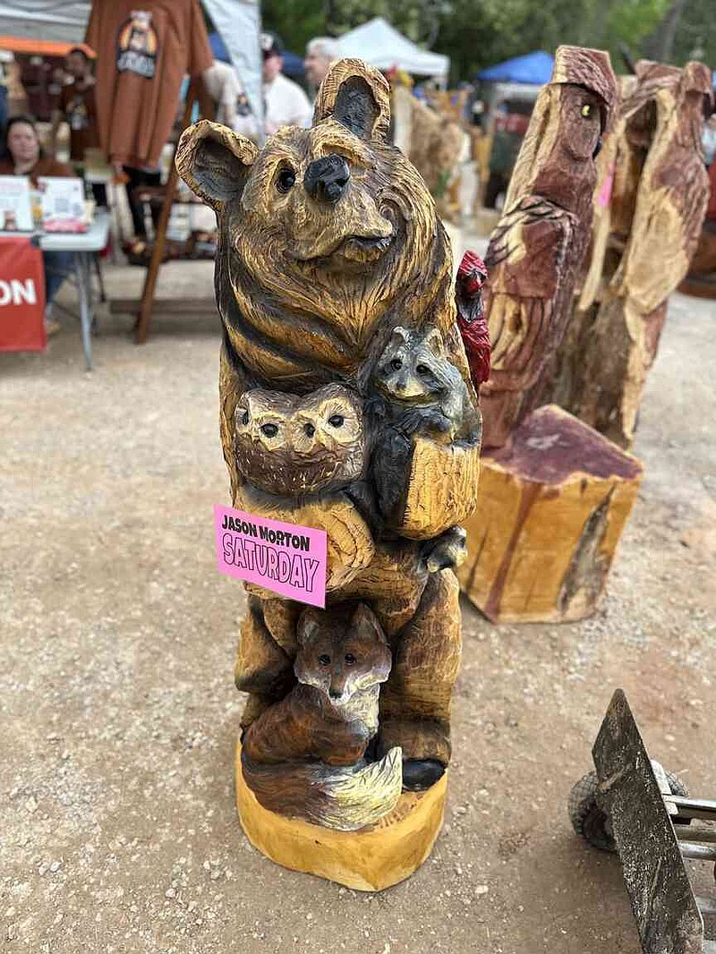 Chainsaws find beauty within at Eureka Springs festival
