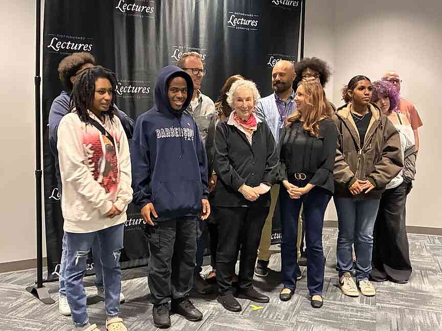 Atwood, author of ‘The Handmaid’s Tale,’ discusses writing with Fayetteville audience
