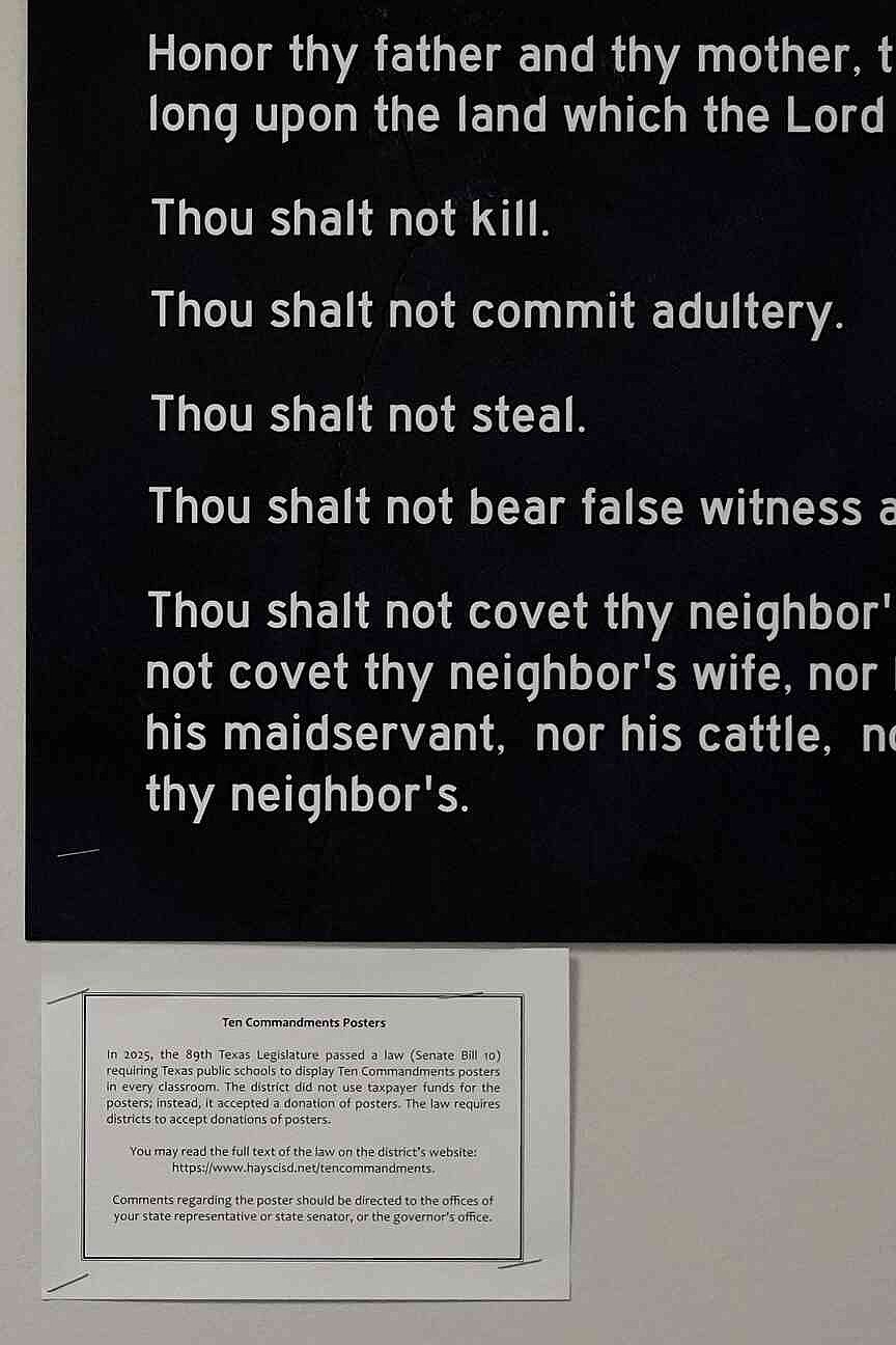 Ten Commandments law upheld