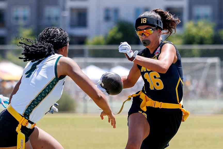 Women’s flag football displays growth