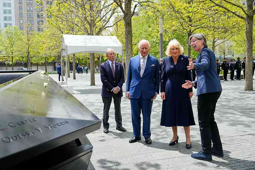 Britain’s Charles, Camilla pay tribute to 9/11 victims