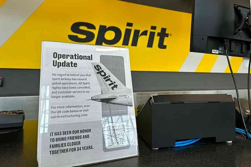 Spirit Airlines goes out of business
