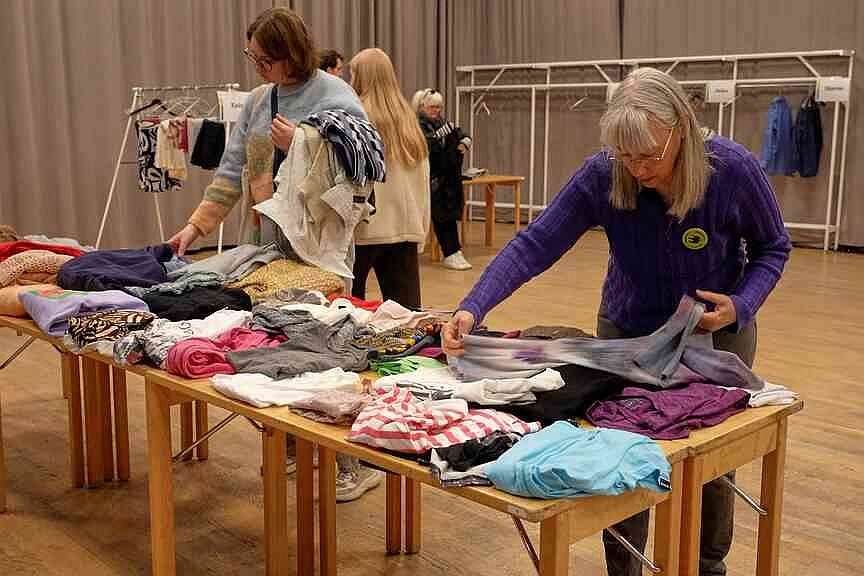 Secondhand fashion swaps surge