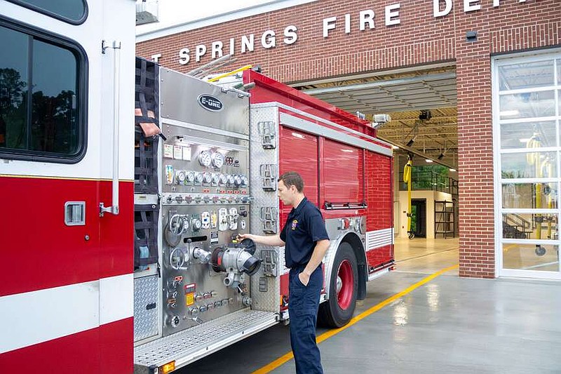 WATCH | New fire station now in action, benefitting south Hot Springs ...