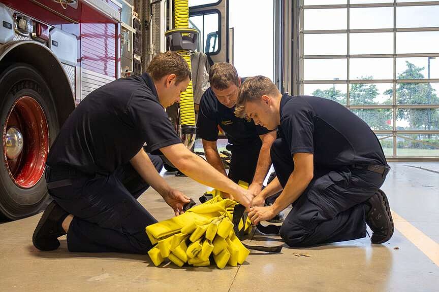 The first 48-hour shift at the Hot Springs Fire Department's first new station in 30 years commenced Sunday, providin...