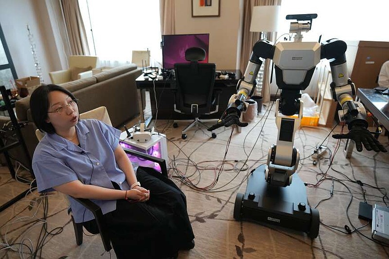 RLWRLD RX consultant Hae-min Cho speaks to The Associated Press in Seoul, South Korea, Tuesday, April 28, 2026. (AP Photo/Lee ​​Jin-man)