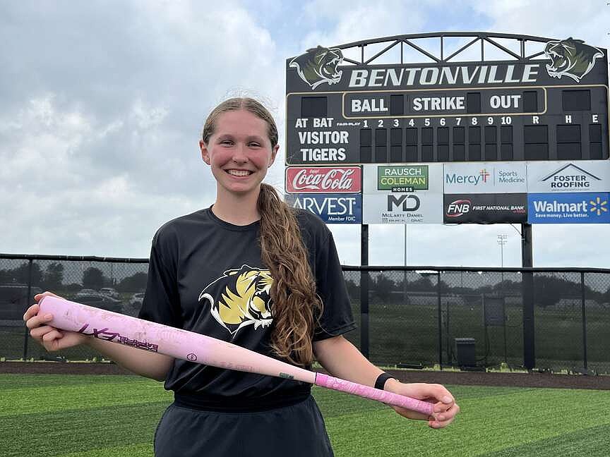 Bentonville softball standout Wyman writing her own story