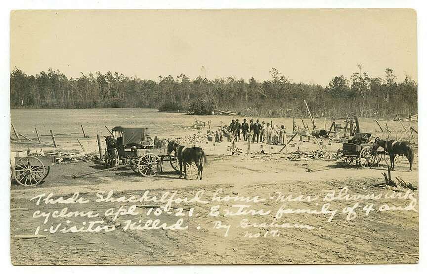 Arkansas Postcard Past: Blevins in 1921