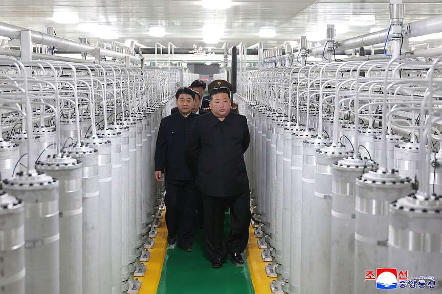 N. Korea unveils new fuel facility for nuclear bombs