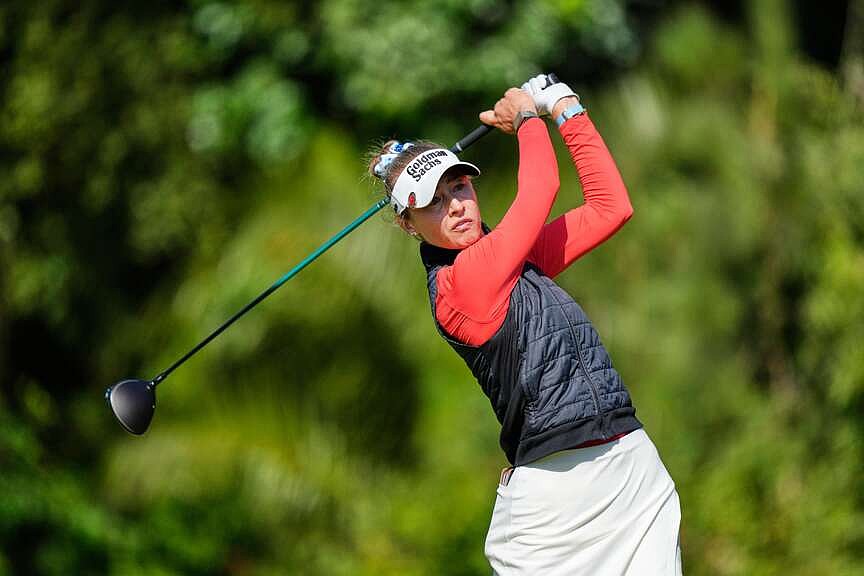 Image for Leaderboard still crowded, but Korda makes late move