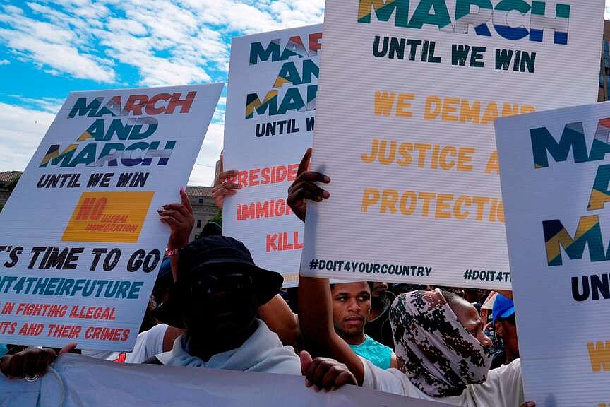 S. Africa’s president addresses migration