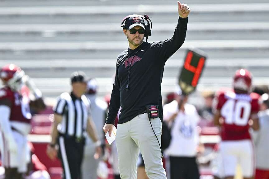 Arkansas football learns time slots for more games in 2026 season